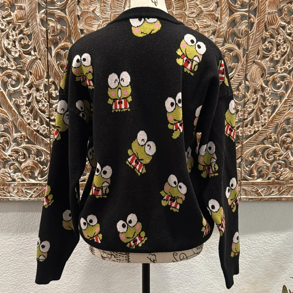 Hello Kitty & Friends + Forever 21 Keroppi Crewneck Sweater- size M - Picture 3 of 15